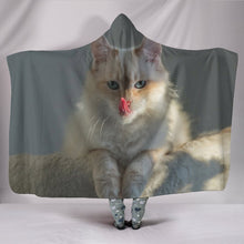 Load image into Gallery viewer, Birman Cat Print Hooded Blanket-Free Shipping