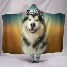 Load image into Gallery viewer, Alaskan Malamute Print Hooded Blanket-Free Shipping