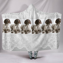 Load image into Gallery viewer, Amazing German Shorthaired Pointer Dog Print Hooded Blanket-Free Shipping