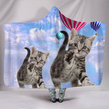 Load image into Gallery viewer, American Shorthair Cat Print Hooded Blanket-Free Shipping