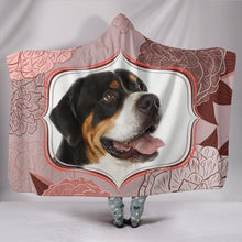 Load image into Gallery viewer, Amazing Greater Swiss Mountain Dog Print Hooded Blanket-Free Shipping