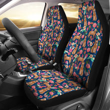 Load image into Gallery viewer, Australian Cattle Dog Floral Print Car Seat Covers-Free Shippingl