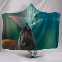 Load image into Gallery viewer, Belgian Tervuren Dog Print Hooded Blanket-Free Shipping