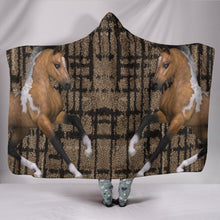 Load image into Gallery viewer, American Quarter Horse Print Hooded Blanket-Free Shipping