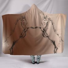 Load image into Gallery viewer, Amazing Unicorn Print Hooded Blanket-Free Shipping