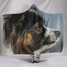 Load image into Gallery viewer, Amazing Papillon Dog Print Hooded Blanket-Free Shipping