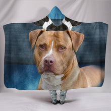 Load image into Gallery viewer, American Staffordshire Terrier Print Hooded Blanket-Free Shipping