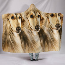 Load image into Gallery viewer, Amazing Afghan Hound Dog Print Hooded Blanket-Free Shipping