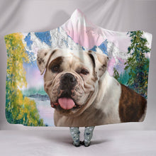 Load image into Gallery viewer, American Bulldog Print Hooded Blanket-Free Shipping