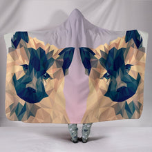 Load image into Gallery viewer, Akita Dog Vector Art Print Hooded Blanket-Free Shipping
