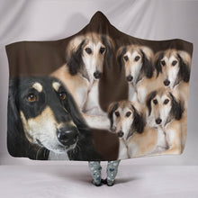 Load image into Gallery viewer, Amazing Saluki Dogs Print Hooded Blanket-Free Shipping