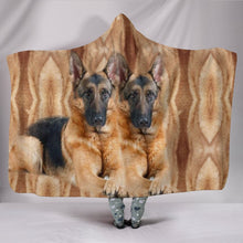 Load image into Gallery viewer, Amazing German Shepherd dog Print Hooded Blanket-Free Shipping