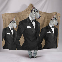 Load image into Gallery viewer, Amazing Great Dane Dog Print Hooded Blanket-Free Shipping