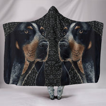 Load image into Gallery viewer, Amazing Bluetick Coonhound Dog Print Hooded Blanket-Free Shipping