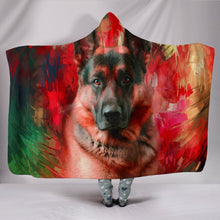 Load image into Gallery viewer, Amazing German Shepherd Print Hooded Blanket-Free Shipping