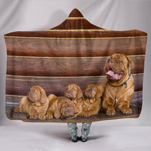Load image into Gallery viewer, Bordeaux Mastiff Print Hooded Blanket-Free Shipping