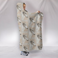Load image into Gallery viewer, Borzoi dog Patterns Print Hooded Blanket-Free Shipping
