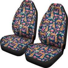 Load image into Gallery viewer, Australian Cattle Dog Floral Print Car Seat Covers-Free Shippingl