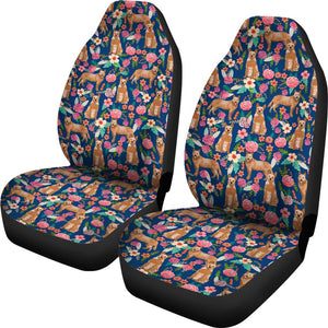 Australian Cattle Dog Floral Print Car Seat Covers-Free Shippingl