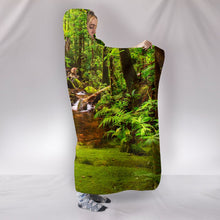 Load image into Gallery viewer, Bengal Cat Print Hooded Blanket-Free Shipping