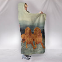 Load image into Gallery viewer, Amazing Vizsla Dog Print Hooded Blanket-Free Shipping