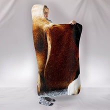 Load image into Gallery viewer, Beagle Dog Art Print Hooded Blanket-Free Shipping