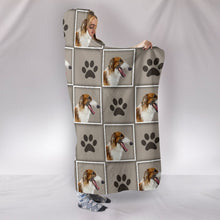 Load image into Gallery viewer, Borzoi Dog Patterns Print Hooded Blanket-Free Shipping