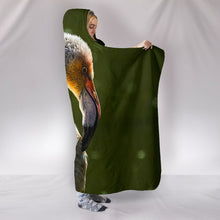 Load image into Gallery viewer, Beautiful Swan Print Hooded Blanket-Free Shipping