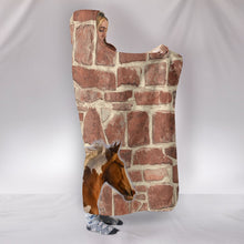 Load image into Gallery viewer, American Paint Horse Print Hooded Blanket-Free Shipping