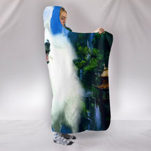 Load image into Gallery viewer, American Eskimo Print Hooded Blanket-Free Shipping