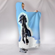 Load image into Gallery viewer, Andalusian horse Print Hooded Blanket-Free Shipping