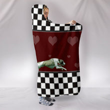 Load image into Gallery viewer, Amazing Whippet Dog Print Hooded Blanket-Free Shipping