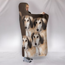 Load image into Gallery viewer, Amazing Saluki Dogs Print Hooded Blanket-Free Shipping