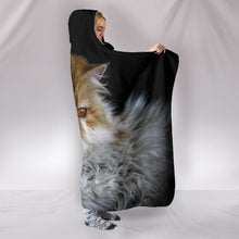 Load image into Gallery viewer, Amazing Persian Cat Print Hooded Blanket-Free Shipping