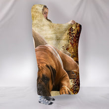 Load image into Gallery viewer, Amazing Bullmastiff Print Hooded Blanket-Free Shipping