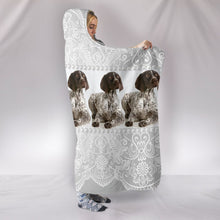 Load image into Gallery viewer, Amazing German Shorthaired Pointer Dog Print Hooded Blanket-Free Shipping