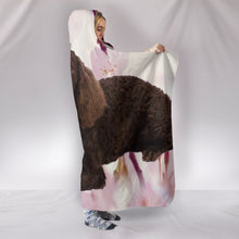 Load image into Gallery viewer, American Water Spaniel Print Hooded Blanket-Free Shipping