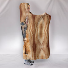 Load image into Gallery viewer, Amazing German Shepherd dog Print Hooded Blanket-Free Shipping