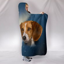 Load image into Gallery viewer, American Foxhound Print Hooded Blanket-Free Shipping