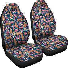 Load image into Gallery viewer, Australian Cattle Dog Floral Print Car Seat Covers-Free Shipping555