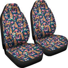 Load image into Gallery viewer, Australian Cattle Dog Floral Print Car Seat Covers-Free Shippingd