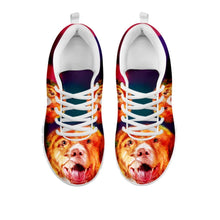 Load image into Gallery viewer, Amazing Nova Scotia Duck Tolling Retriever Disco Lights Print Running Shoes For Women-Free Shipping-For 24 Hours Only
