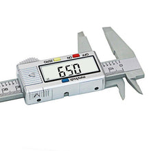 Load image into Gallery viewer, 1 PC New 0-150mm 6inch LCD Digital Electronic Carbon Fiber Vernier Caliper Gauge Micrometer Measuring Tool VEP33