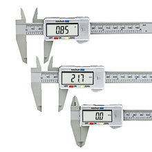 Load image into Gallery viewer, 1 PC New 0-150mm 6inch LCD Digital Electronic Carbon Fiber Vernier Caliper Gauge Micrometer Measuring Tool VEP33