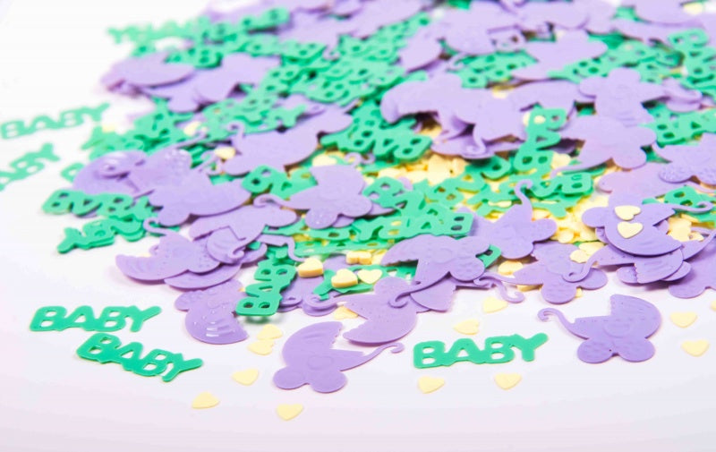 'Pram and Baby' Table Confetti